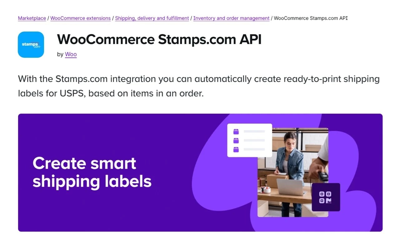 WooCommerce Stmaps.com API extension page