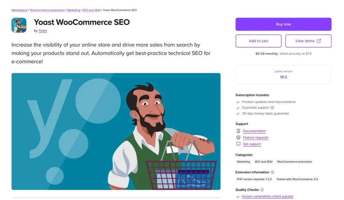 Yoast WooCommerce SEO extension