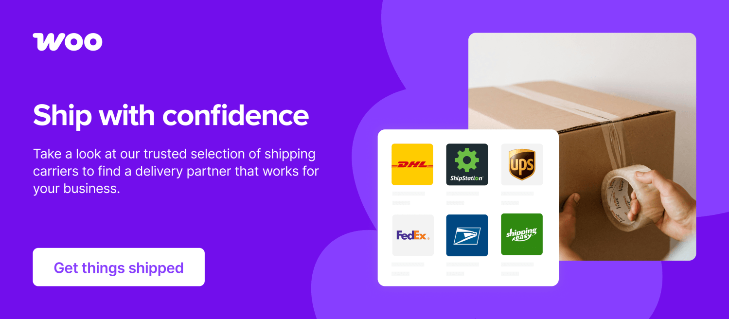 Get started with WooCommerce Shipping